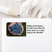 Handvol verse bosbessen etiket (Insitu)