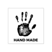 Handvormig rubber stempel - Handafdrukontwerp (Afrduk)
