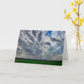 Handvormige zonnestralen kaart (Gele Bloem)