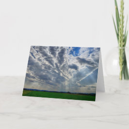 Handvormige zonnestralen kaart