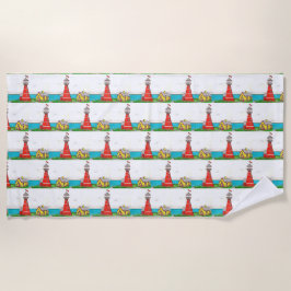 Handvuurtoren met handleiding strandlaken