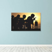 Handvuurwapens met een diameter van 9 mm canvas afdruk (Insitu (Houten vloer))