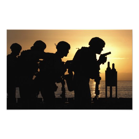 Handvuurwapens met een diameter van 9 mm foto afdruk (Voorkant)