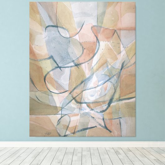 Handwalker Canvas Afdruk (Insitu (Houten vloer))