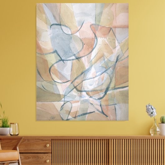 Handwalker Canvas Afdruk (Insitu (Woonkamer))