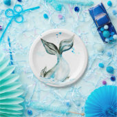 Handwalvisstaart Papieren Bordje (Feest)