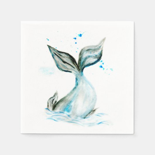 Handwalvisstaart Servet (Voorkant)