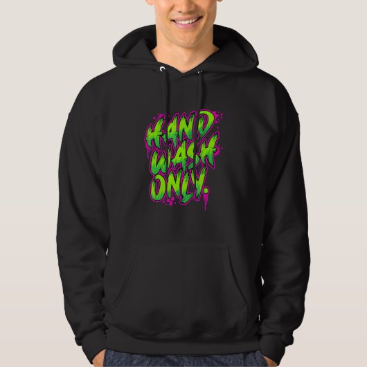 Handwas alleen met de gegevens van de auto hoodie (Voorkant)