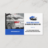 Handwas | Autowas Visitekaartje (Voorkant)