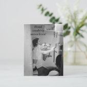 Handwas bespaart Briefkaart (Staand voorkant)