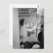 Handwas bespaart Briefkaart (Voorkant / Achterkant)