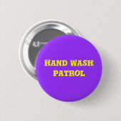 Handwas patrouille ronde button 5,7 cm (Voorkant /achterkant)