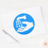 Handwas Ronde Sticker (Envelop)
