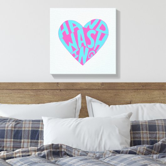 Handwashand Canvas Afdruk (Insitu (Slaapkamer))