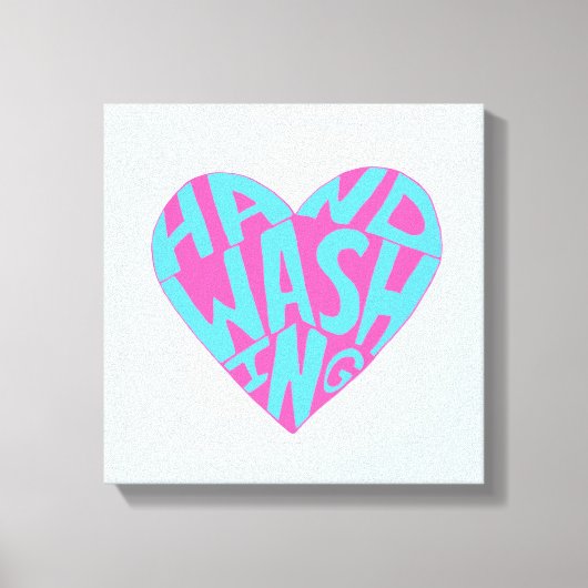 Handwashand Canvas Afdruk (Voorkant)