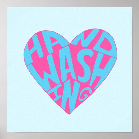 Handwashand Poster (Voorkant)