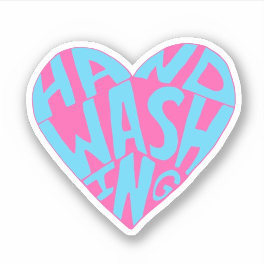 Handwashand Sticker (Voorkant)