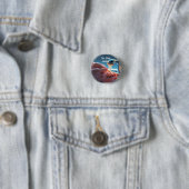 Handwaspen Slaat Levens Op Knopbadge Ronde Button 3,2 Cm (In situ)