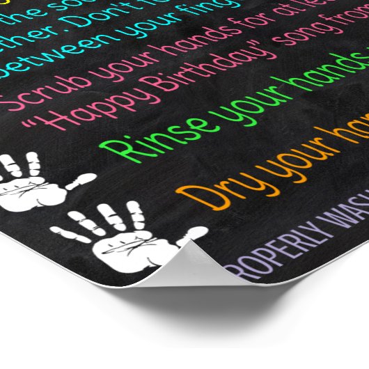 HandwasPoster Poster (Hoek)