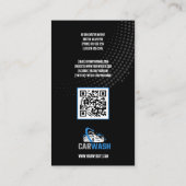 Handwasservices | Autowasserette Visitekaartje (Achterkant)