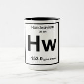 Handwavium-Mok - zwart-wit Mok (Midden)