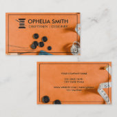 handwerkslieden | Naadstress Werkruimte Draad en n Visitekaartje (Voorkant / Achterkant)