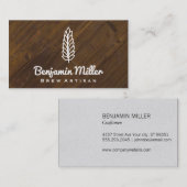 handwerkslieden | Tarwekorrel 2 Visitekaartje (Voorkant / Achterkant)