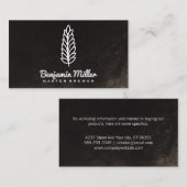 handwerkslieden | tarwekorrel visitekaartje (Voorkant / Achterkant)