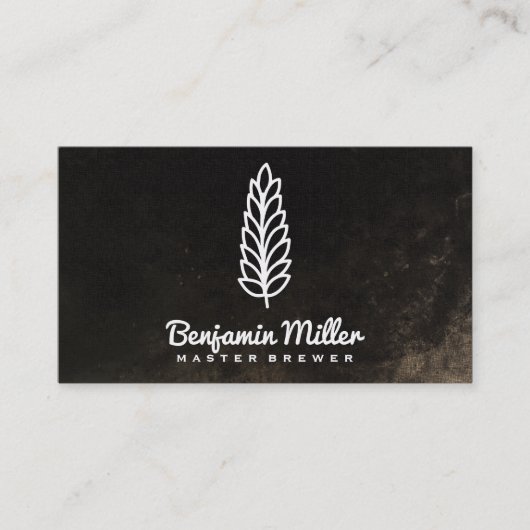 handwerkslieden | tarwekorrel visitekaartje (Voorkant)