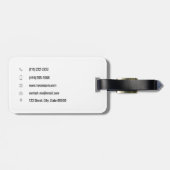  handwerktuigaannemer bagagelabel (Achterkant horizontaal)