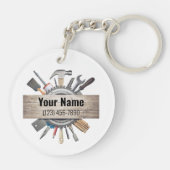  handwerktuigaannemer sleutelhanger (Achterkant)