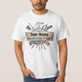  handwerktuigaannemer t-shirt (Voorkant)