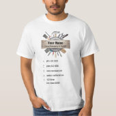 handwerktuigaannemer t-shirt (Voorkant)