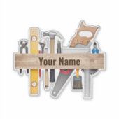 handwerktuigcarpenter sticker (Voorkant)