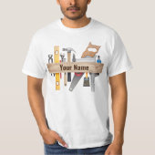  handwerktuigcarpenter t-shirt (Voorkant)