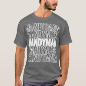 handwerktuigmachine handymanswerktuigmachine t-shirt (Voorkant)