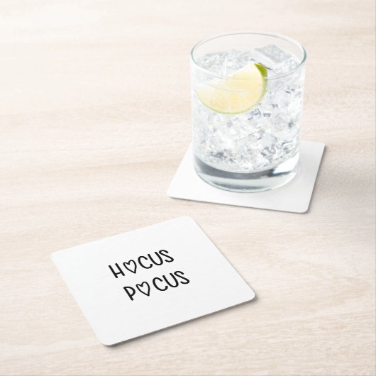 Handwritten hocus pocus kartonnen onderzetters (Insitu)
