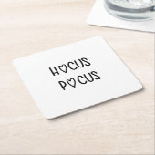 Handwritten hocus pocus kartonnen onderzetters (Schuin)