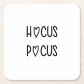 Handwritten hocus pocus kartonnen onderzetters (Voorkant)