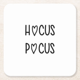 Handwritten hocus pocus kartonnen onderzetters