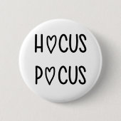 Handwritten hocus pocus ronde button 5,7 cm (Voorkant)