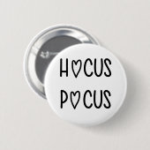 Handwritten hocus pocus ronde button 5,7 cm (Voorkant /achterkant)