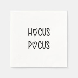 Handwritten hocus pocus servet