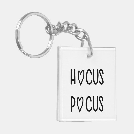 Handwritten hocus pocus sleutelhanger (Voorkant Links)