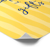 Handwritten Lemon Italian Cards and Gifts Sign Poster (Hoek)