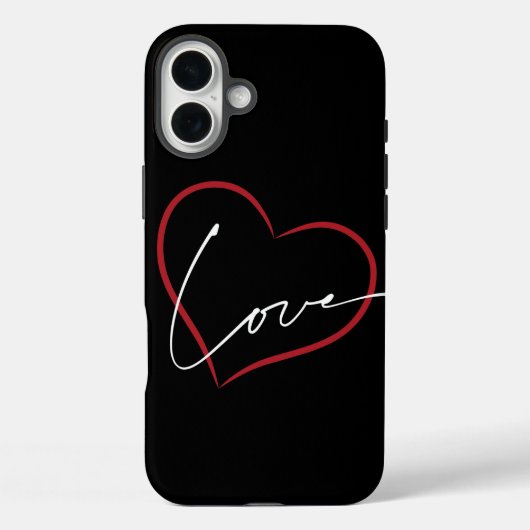 handwritten love poster Case-Mate iPhone case (Achterkant)