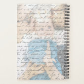 Handwritten Script Family Photo Personalized Planner (Achterkant)