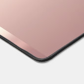 Handwritten Script Name Elegant Rose Gold Modern Bureaumat (Hoek)