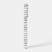 Handwritten Script Personalized 2 Photo Layout iPhone Hoesje (Rechterkant)