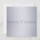 Handwritten Script Photo Wedding Invitation Save The Date (Achterkant)